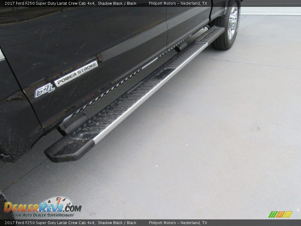 2017 Ford F250 Super Duty Lariat Crew Cab 4x4 Shadow Black / Black Photo #12