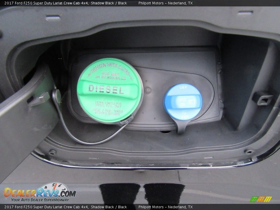 2017 Ford F250 Super Duty Lariat Crew Cab 4x4 Shadow Black / Black Photo #16