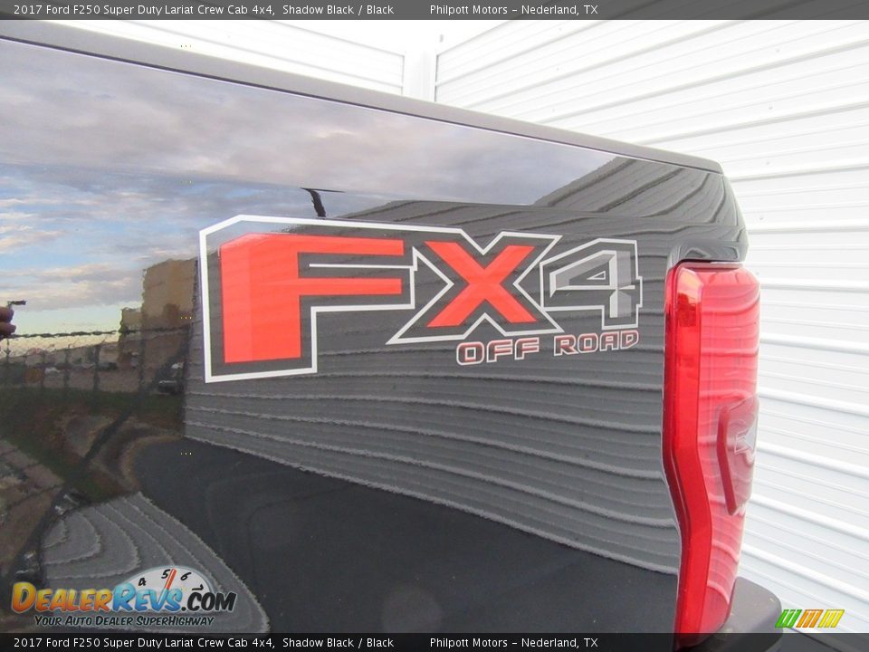 2017 Ford F250 Super Duty Lariat Crew Cab 4x4 Shadow Black / Black Photo #17