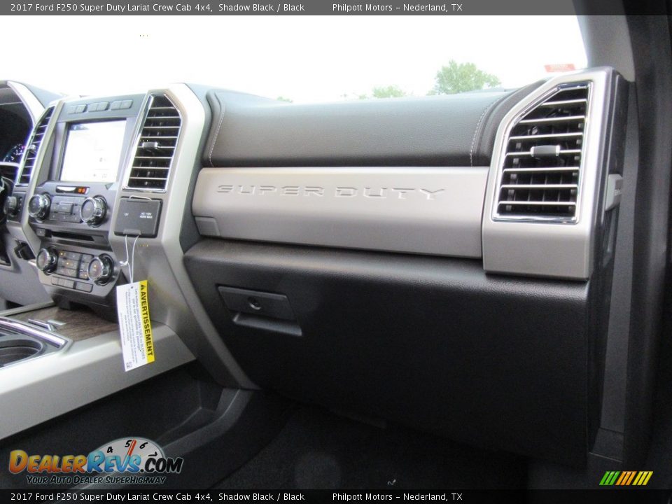 2017 Ford F250 Super Duty Lariat Crew Cab 4x4 Shadow Black / Black Photo #18