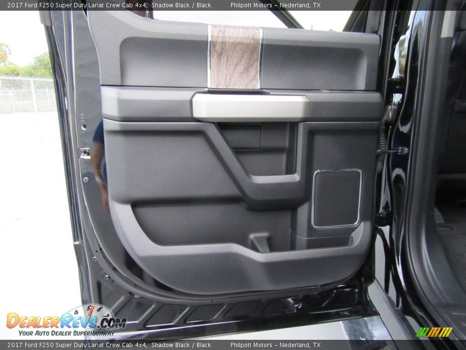 2017 Ford F250 Super Duty Lariat Crew Cab 4x4 Shadow Black / Black Photo #19