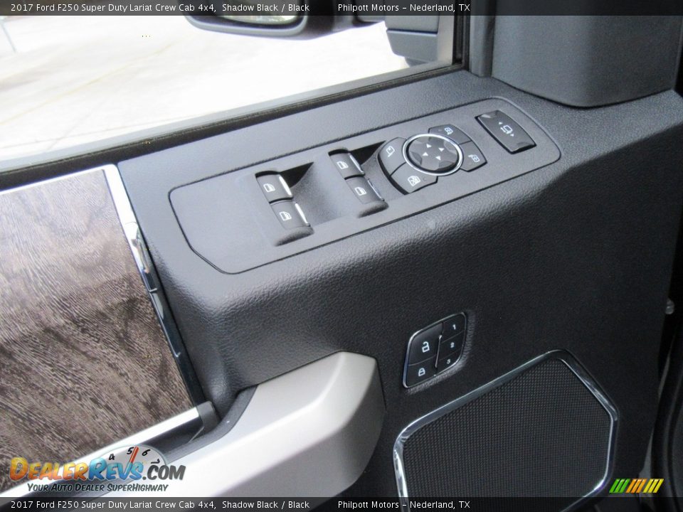 2017 Ford F250 Super Duty Lariat Crew Cab 4x4 Shadow Black / Black Photo #22