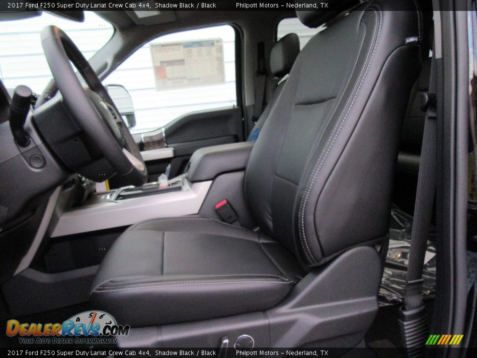 2017 Ford F250 Super Duty Lariat Crew Cab 4x4 Shadow Black / Black Photo #23