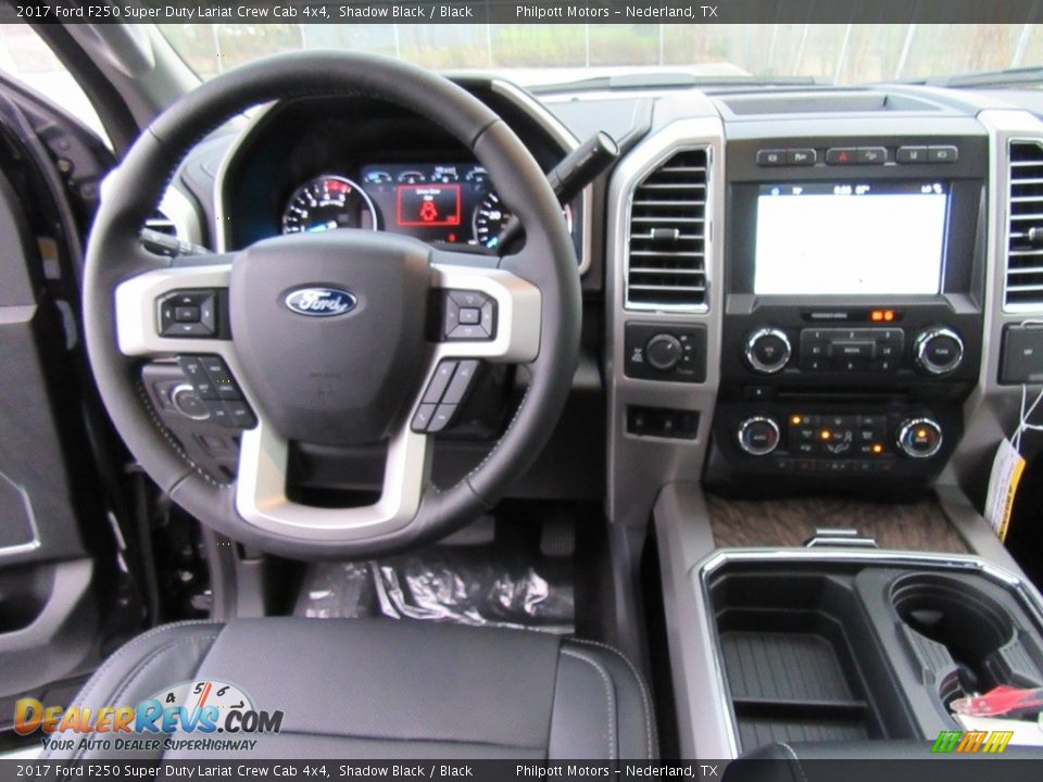 2017 Ford F250 Super Duty Lariat Crew Cab 4x4 Shadow Black / Black Photo #26