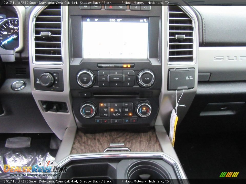 2017 Ford F250 Super Duty Lariat Crew Cab 4x4 Shadow Black / Black Photo #27