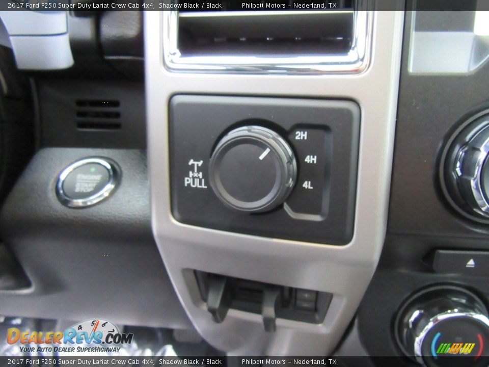 2017 Ford F250 Super Duty Lariat Crew Cab 4x4 Shadow Black / Black Photo #31