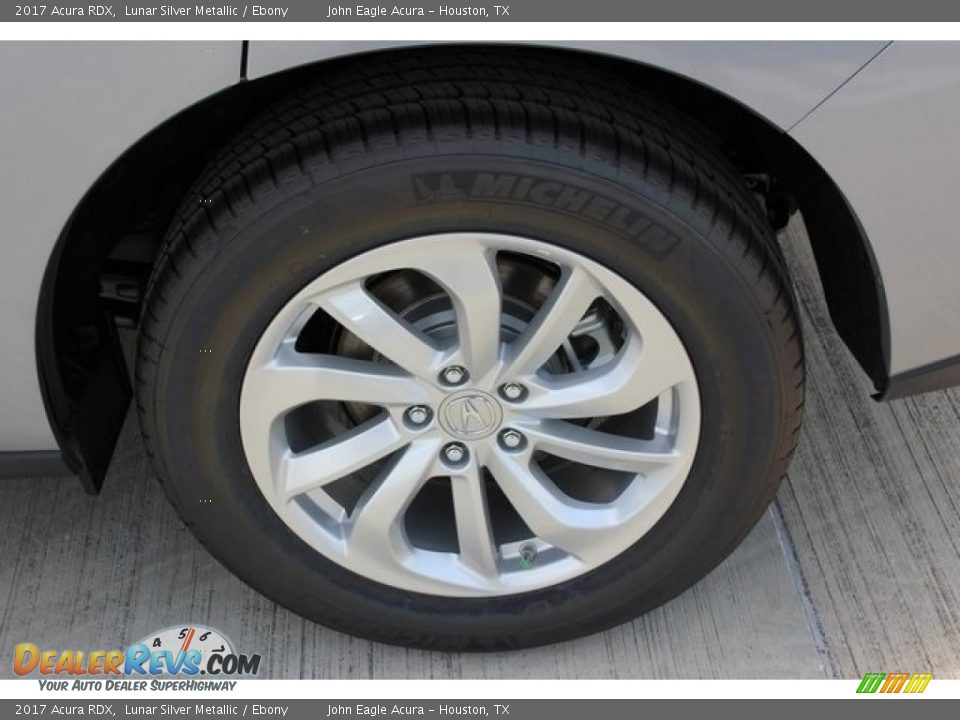 2017 Acura RDX Lunar Silver Metallic / Ebony Photo #10