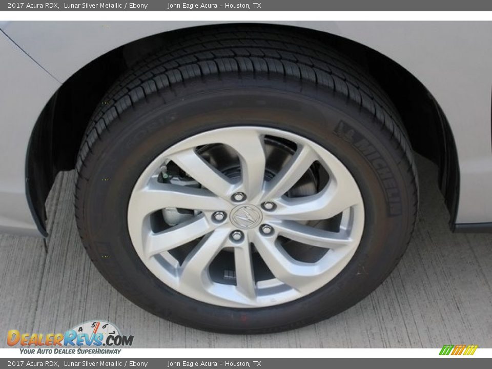 2017 Acura RDX Lunar Silver Metallic / Ebony Photo #11
