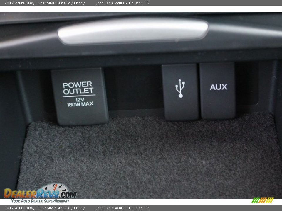 2017 Acura RDX Lunar Silver Metallic / Ebony Photo #36