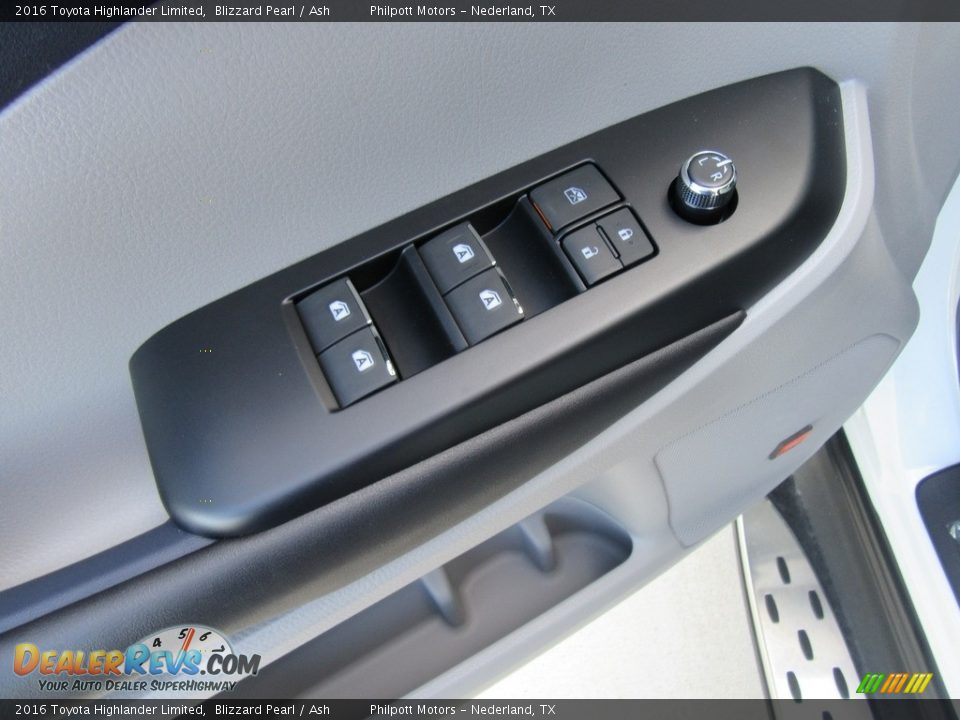 2016 Toyota Highlander Limited Blizzard Pearl / Ash Photo #22