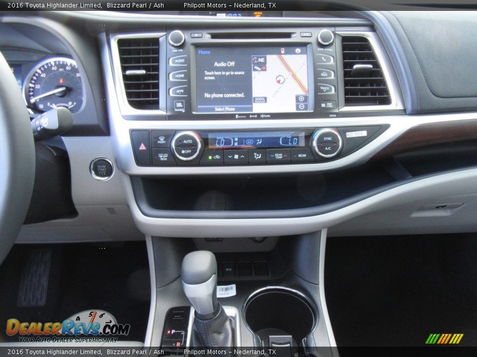 2016 Toyota Highlander Limited Blizzard Pearl / Ash Photo #27