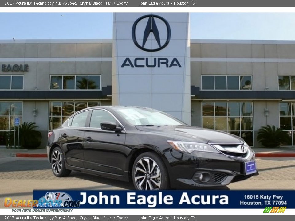 2017 Acura ILX Technology Plus A-Spec Crystal Black Pearl / Ebony Photo #1