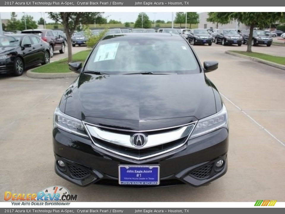 2017 Acura ILX Technology Plus A-Spec Crystal Black Pearl / Ebony Photo #2