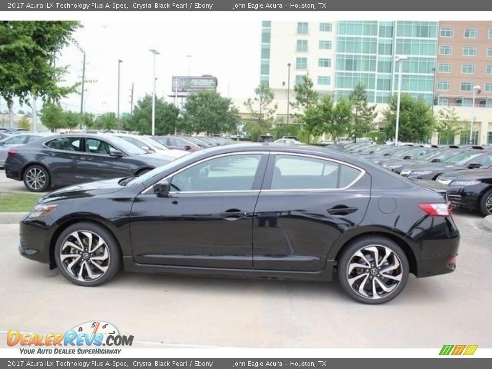 Crystal Black Pearl 2017 Acura ILX Technology Plus A-Spec Photo #4
