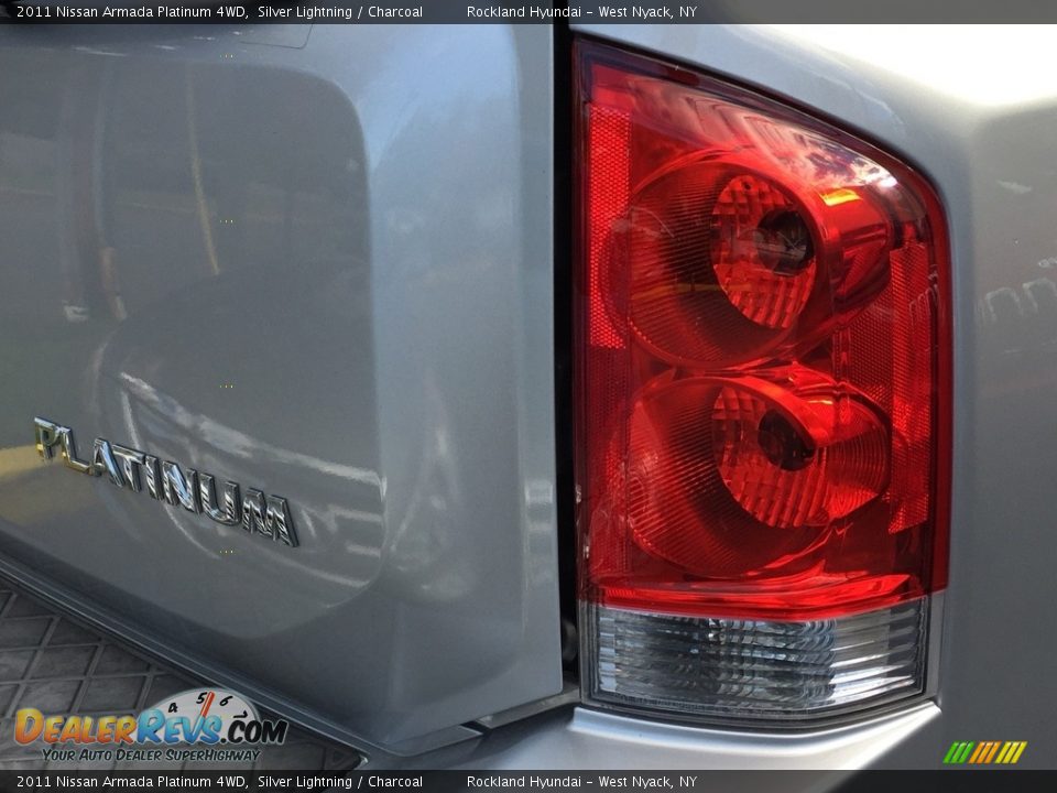 2011 Nissan Armada Platinum 4WD Silver Lightning / Charcoal Photo #20