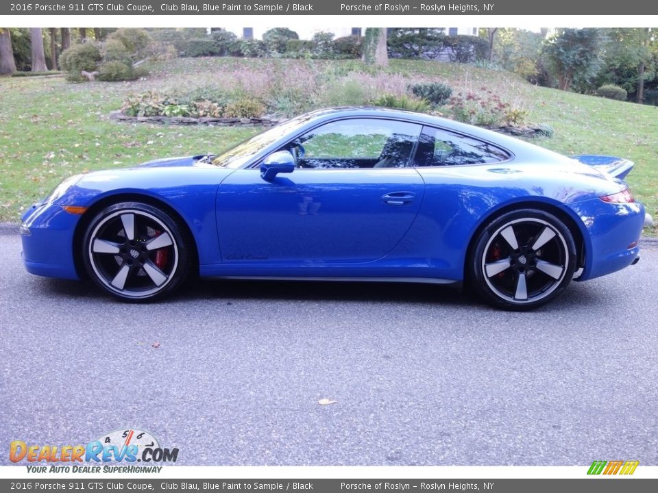 Club Blau, Blue Paint to Sample 2016 Porsche 911 GTS Club Coupe Photo #3