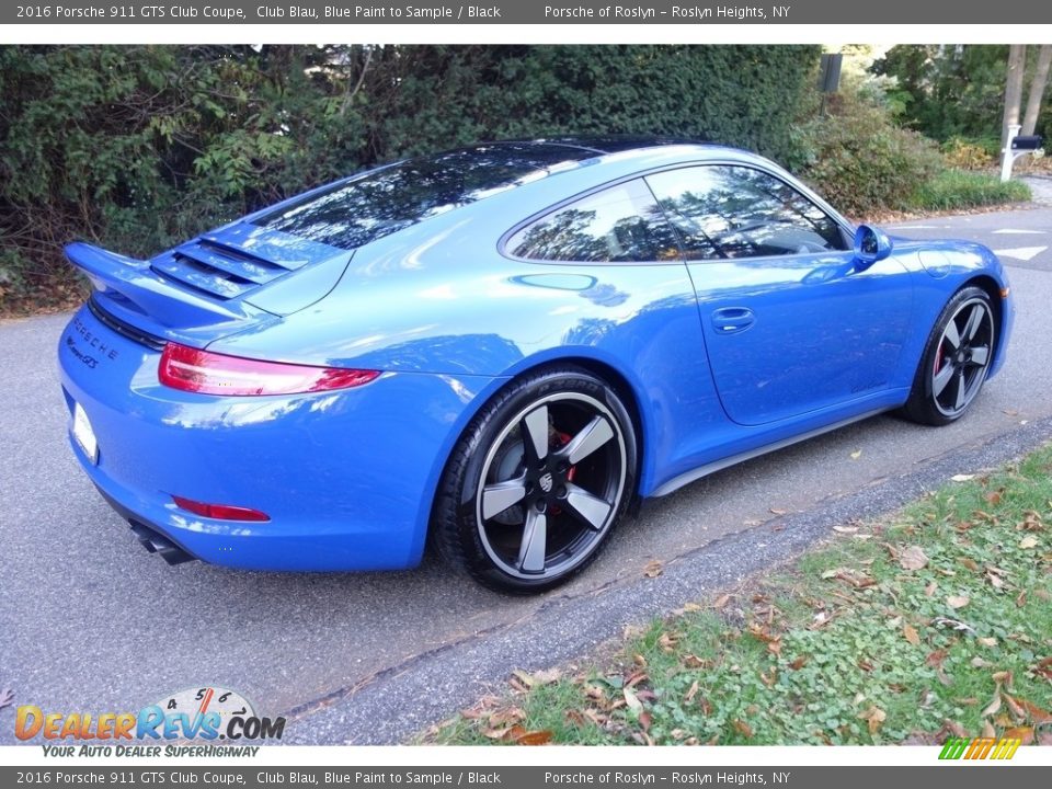 Club Blau, Blue Paint to Sample 2016 Porsche 911 GTS Club Coupe Photo #6