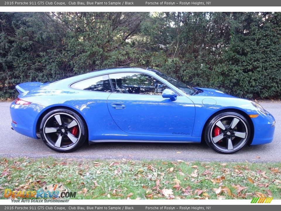 Club Blau, Blue Paint to Sample 2016 Porsche 911 GTS Club Coupe Photo #7