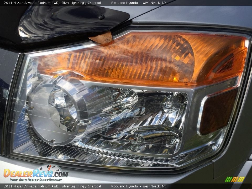 2011 Nissan Armada Platinum 4WD Silver Lightning / Charcoal Photo #28