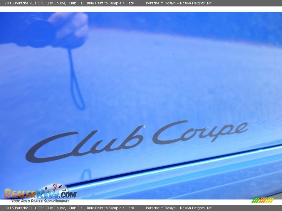 2016 Porsche 911 GTS Club Coupe Club Blau, Blue Paint to Sample / Black Photo #13