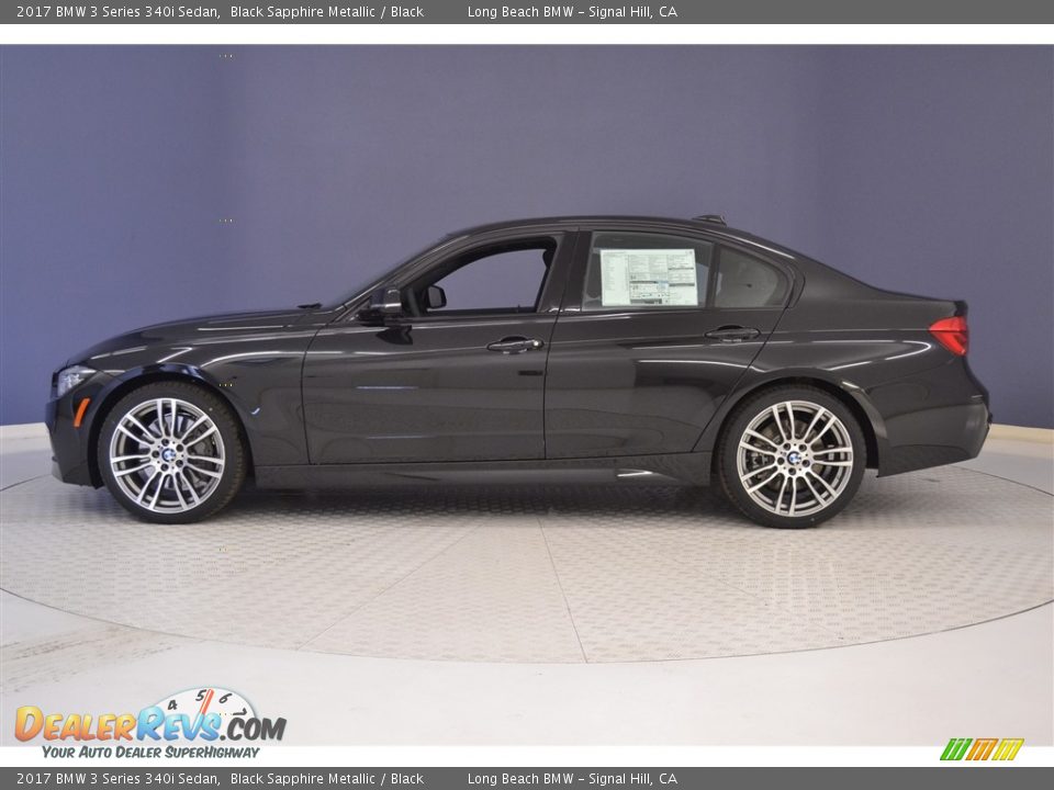 Black Sapphire Metallic 2017 BMW 3 Series 340i Sedan Photo #3