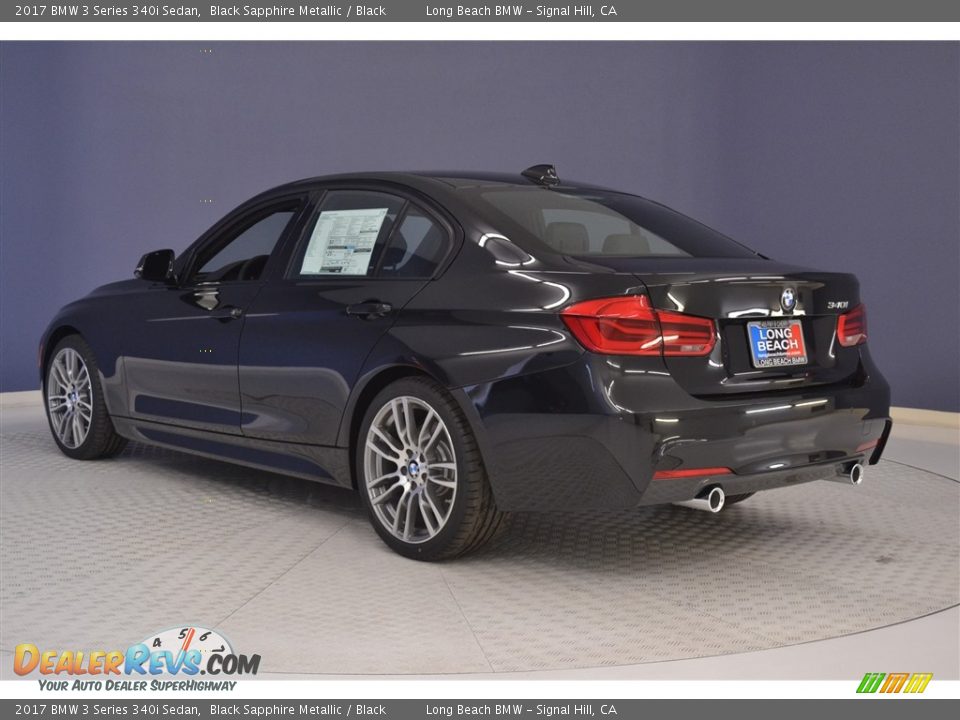 2017 BMW 3 Series 340i Sedan Black Sapphire Metallic / Black Photo #4