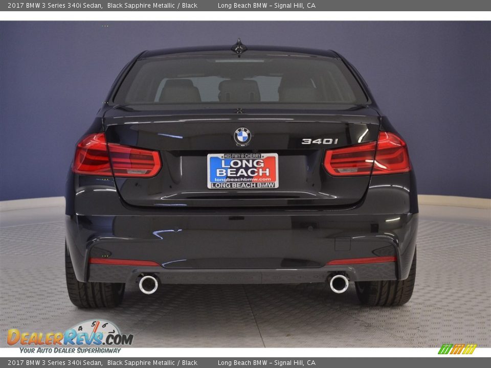 2017 BMW 3 Series 340i Sedan Black Sapphire Metallic / Black Photo #5
