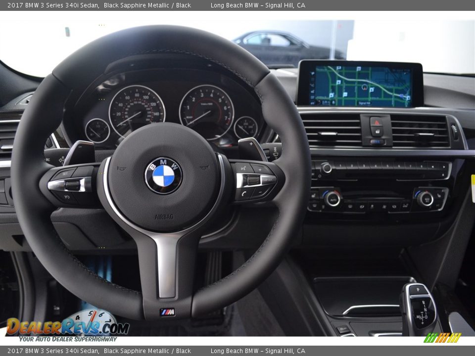 Dashboard of 2017 BMW 3 Series 340i Sedan Photo #14