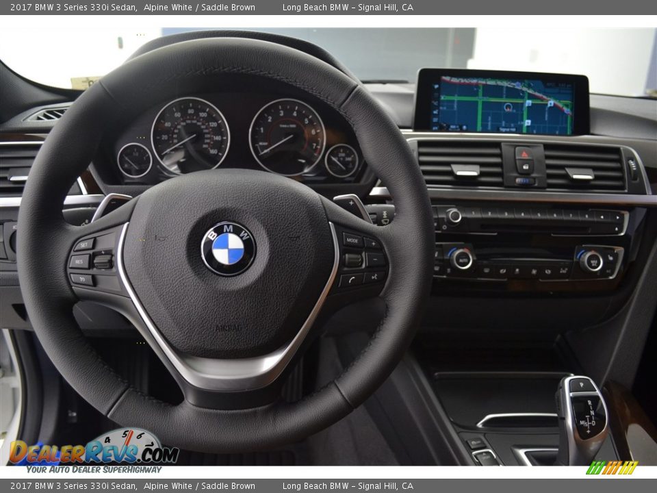 Dashboard of 2017 BMW 3 Series 330i Sedan Photo #14