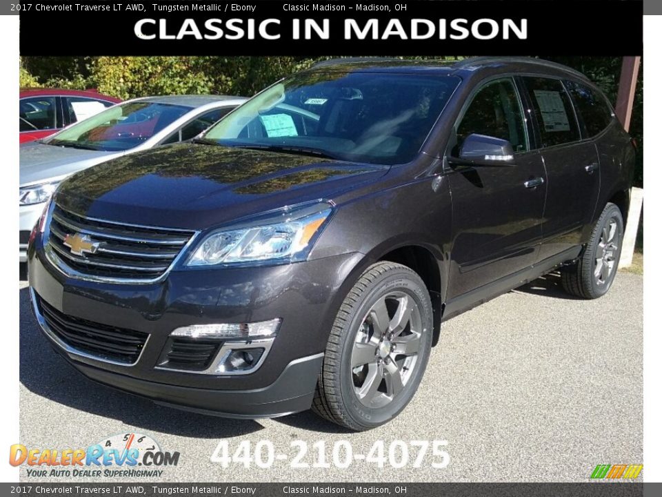 2017 Chevrolet Traverse LT AWD Tungsten Metallic / Ebony Photo #1