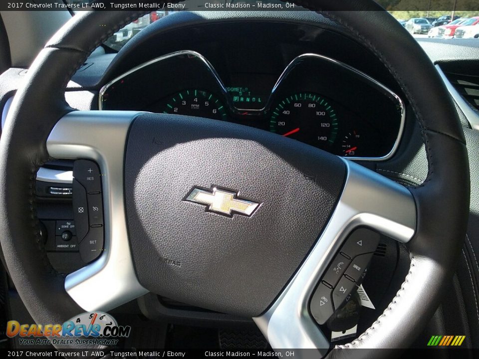 2017 Chevrolet Traverse LT AWD Tungsten Metallic / Ebony Photo #8