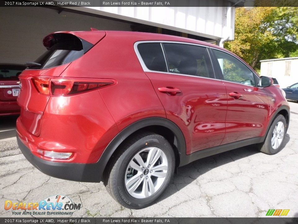 2017 Kia Sportage LX AWD Hyper Red / Black Photo #2
