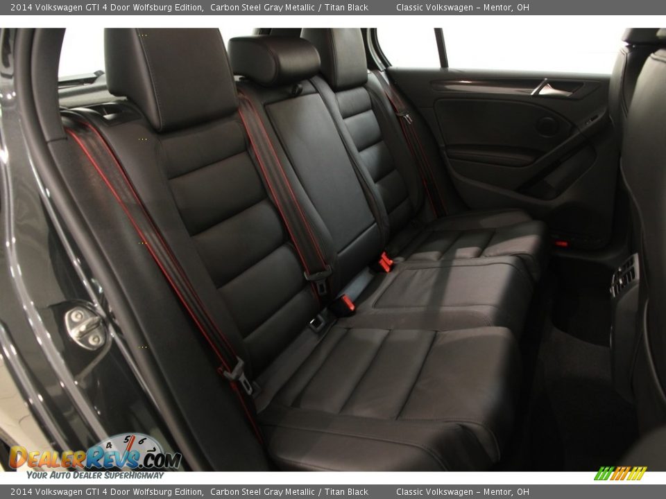 2014 Volkswagen GTI 4 Door Wolfsburg Edition Carbon Steel Gray Metallic / Titan Black Photo #14