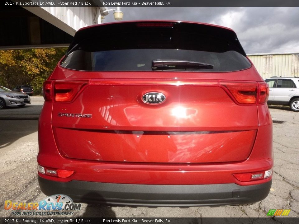 2017 Kia Sportage LX AWD Hyper Red / Black Photo #3