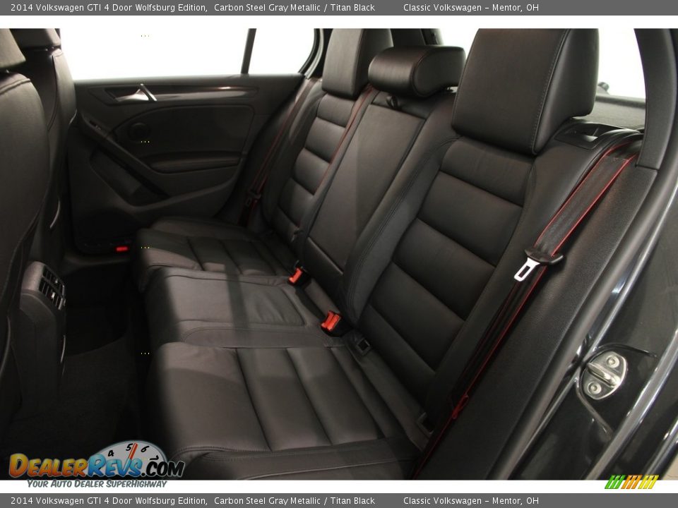 2014 Volkswagen GTI 4 Door Wolfsburg Edition Carbon Steel Gray Metallic / Titan Black Photo #15