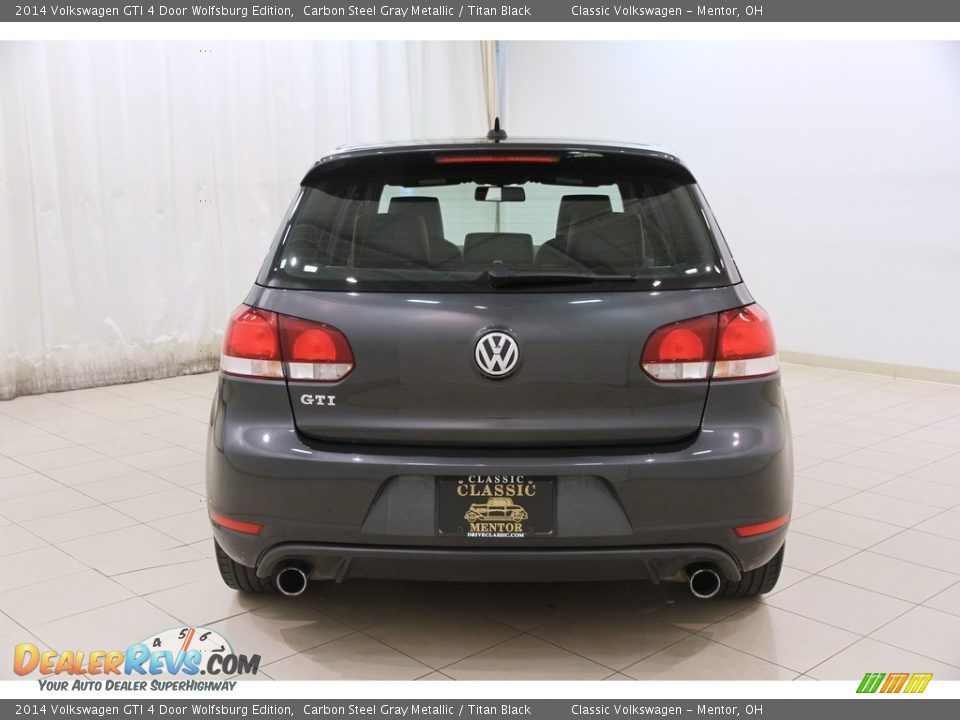 2014 Volkswagen GTI 4 Door Wolfsburg Edition Carbon Steel Gray Metallic / Titan Black Photo #16