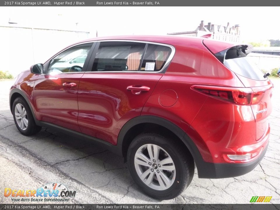 2017 Kia Sportage LX AWD Hyper Red / Black Photo #5