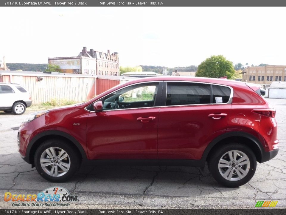 2017 Kia Sportage LX AWD Hyper Red / Black Photo #6