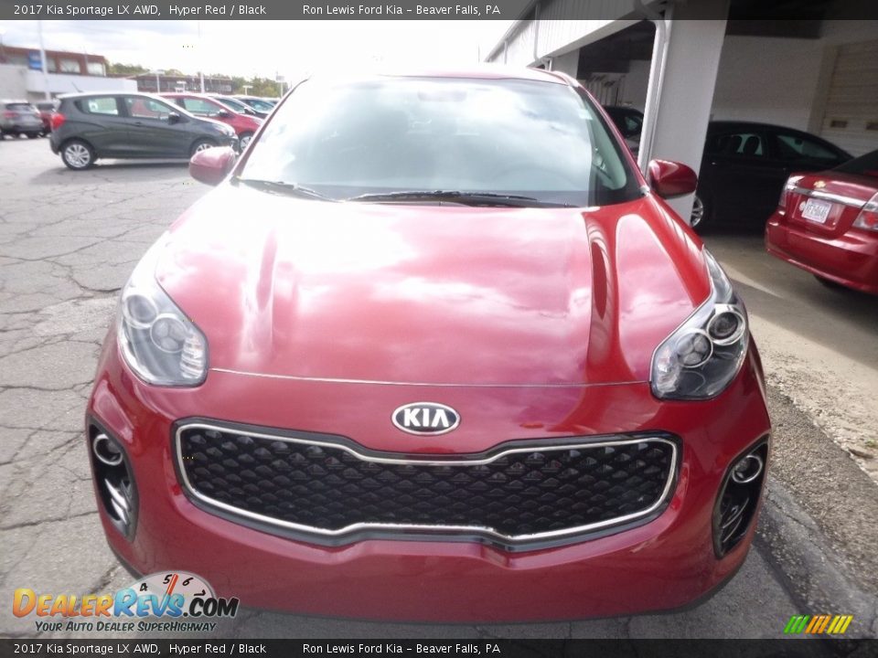 2017 Kia Sportage LX AWD Hyper Red / Black Photo #8
