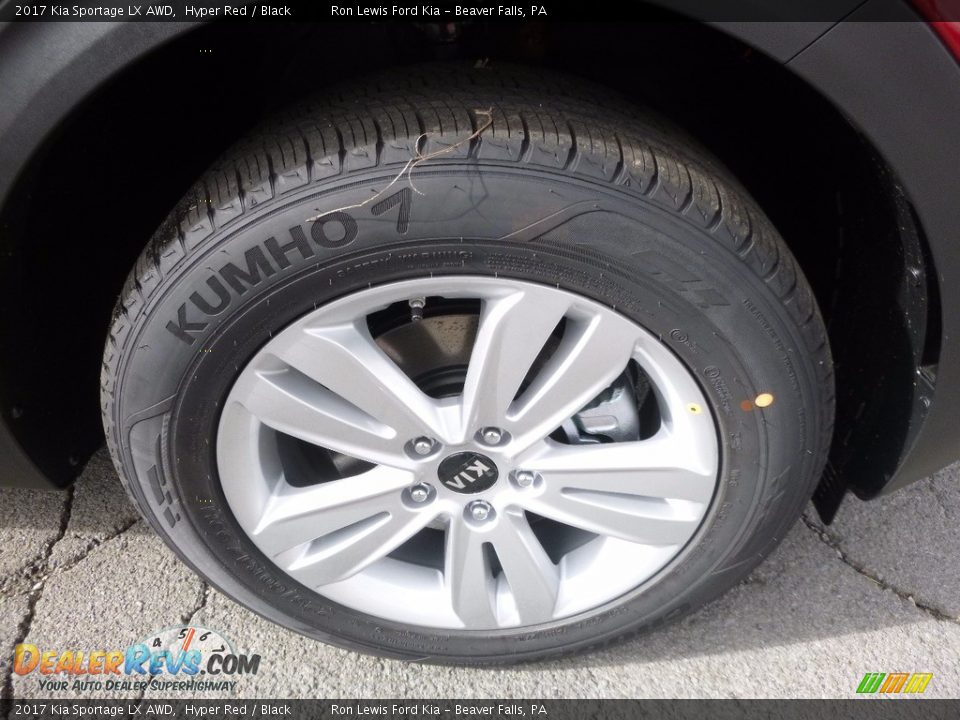 2017 Kia Sportage LX AWD Hyper Red / Black Photo #10