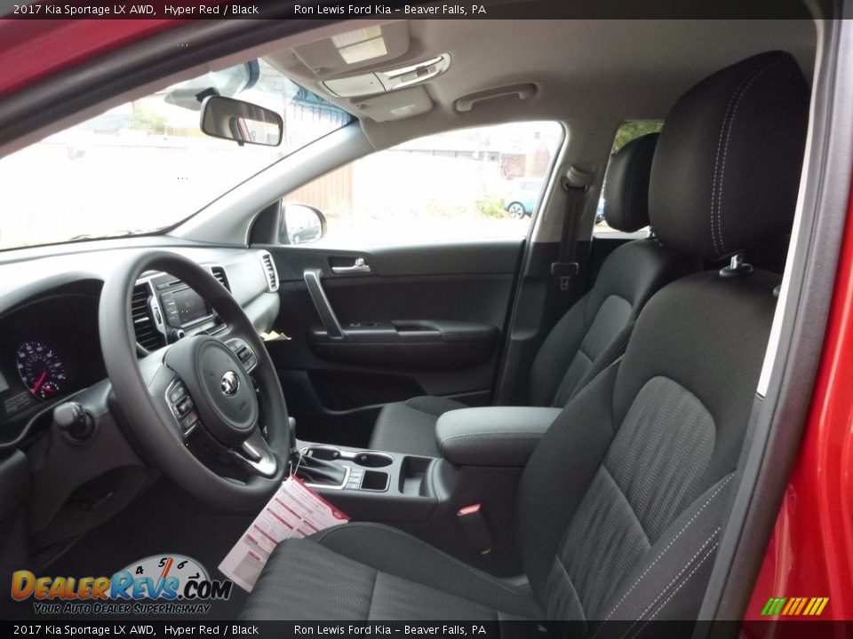 2017 Kia Sportage LX AWD Hyper Red / Black Photo #11