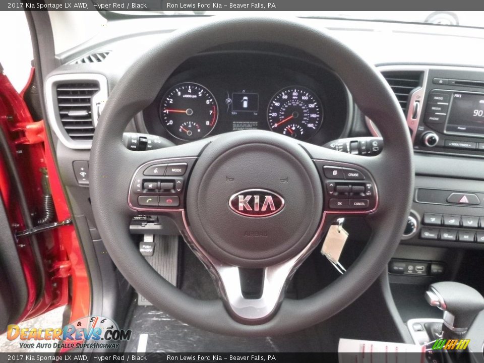 2017 Kia Sportage LX AWD Hyper Red / Black Photo #16