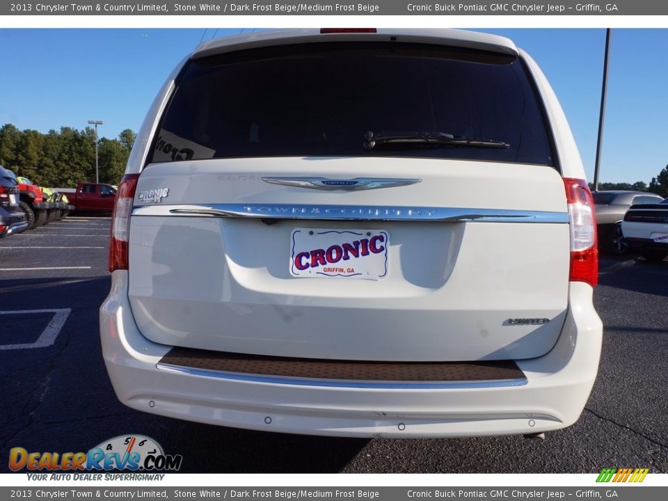 2013 Chrysler Town & Country Limited Stone White / Dark Frost Beige/Medium Frost Beige Photo #7