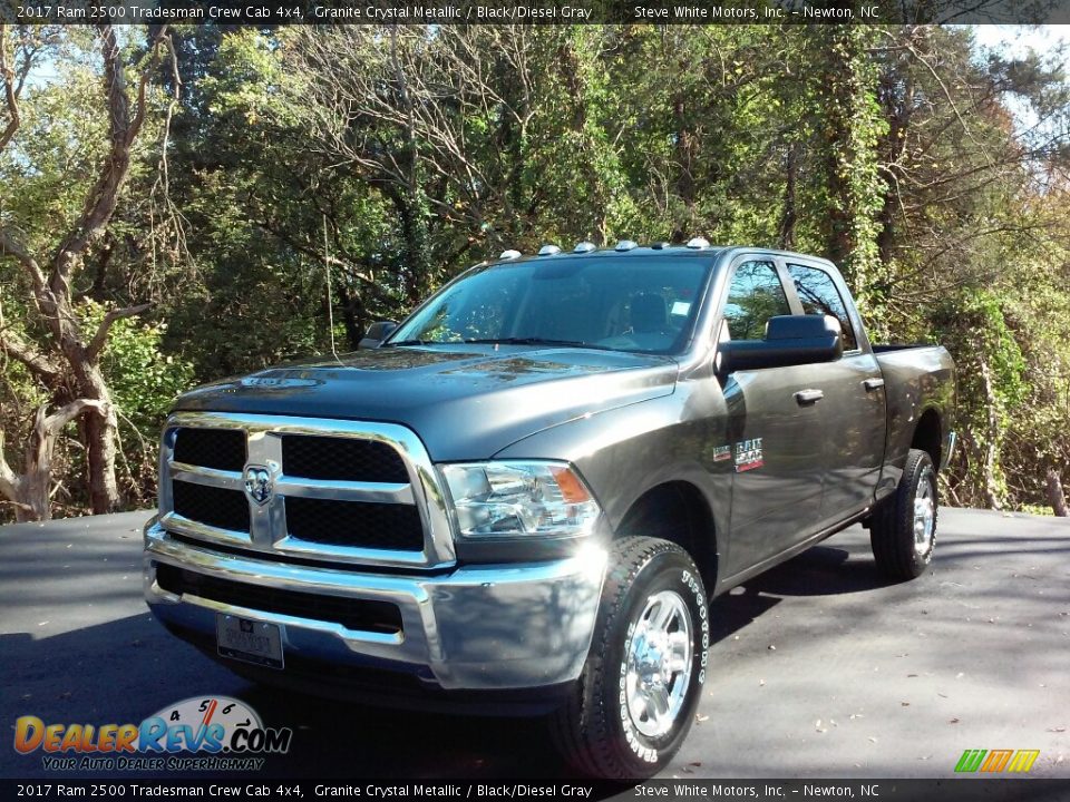 2017 Ram 2500 Tradesman Crew Cab 4x4 Granite Crystal Metallic / Black/Diesel Gray Photo #2