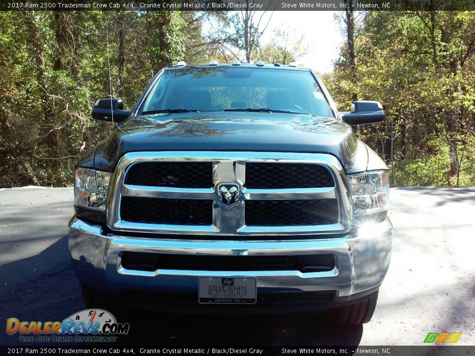 2017 Ram 2500 Tradesman Crew Cab 4x4 Granite Crystal Metallic / Black/Diesel Gray Photo #3