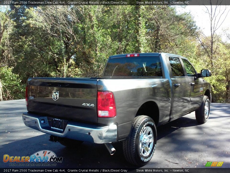 2017 Ram 2500 Tradesman Crew Cab 4x4 Granite Crystal Metallic / Black/Diesel Gray Photo #6