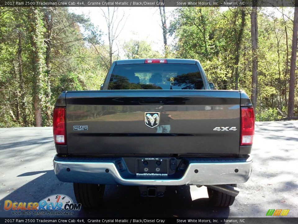 2017 Ram 2500 Tradesman Crew Cab 4x4 Granite Crystal Metallic / Black/Diesel Gray Photo #7