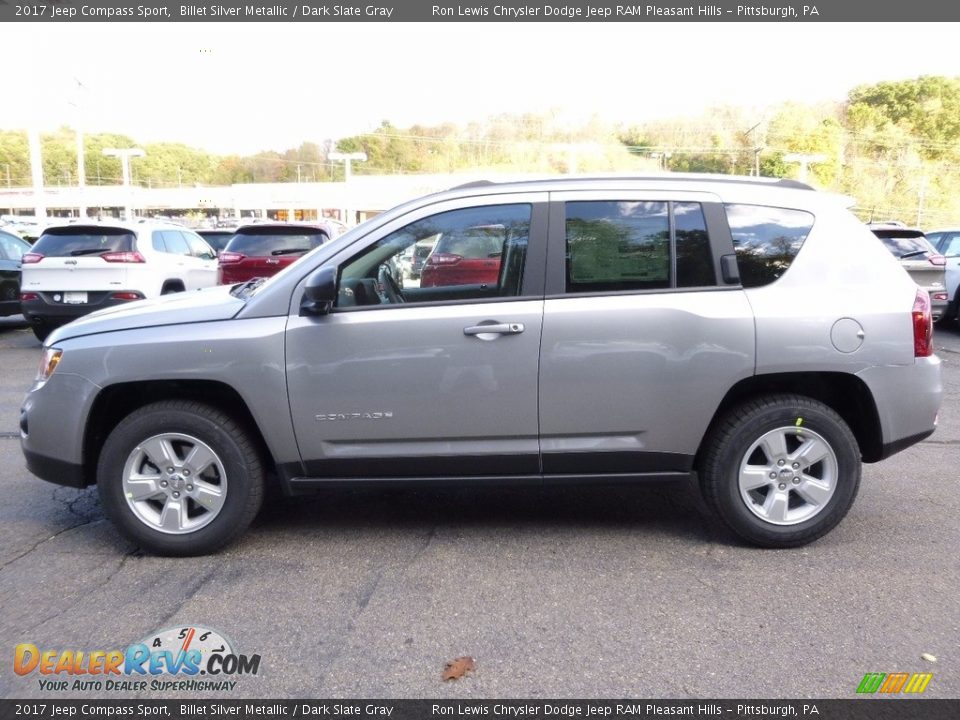 Billet Silver Metallic 2017 Jeep Compass Sport Photo #2