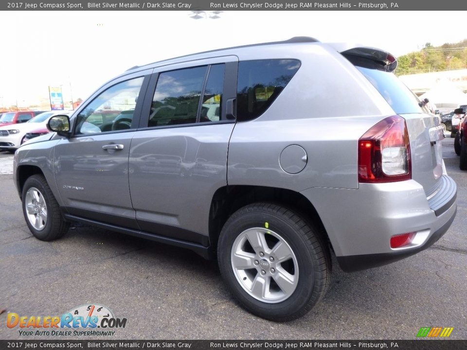 Billet Silver Metallic 2017 Jeep Compass Sport Photo #3