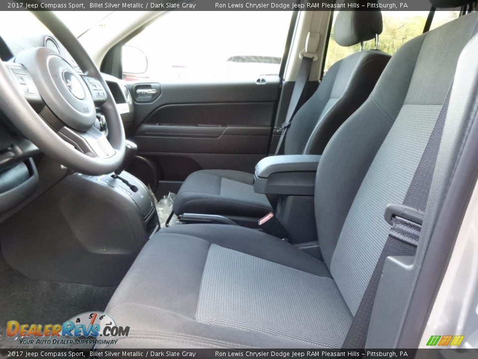 2017 Jeep Compass Sport Billet Silver Metallic / Dark Slate Gray Photo #11